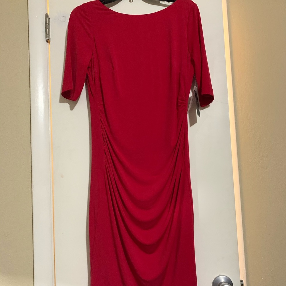 29. Vince Camuto rouged dress raspberry